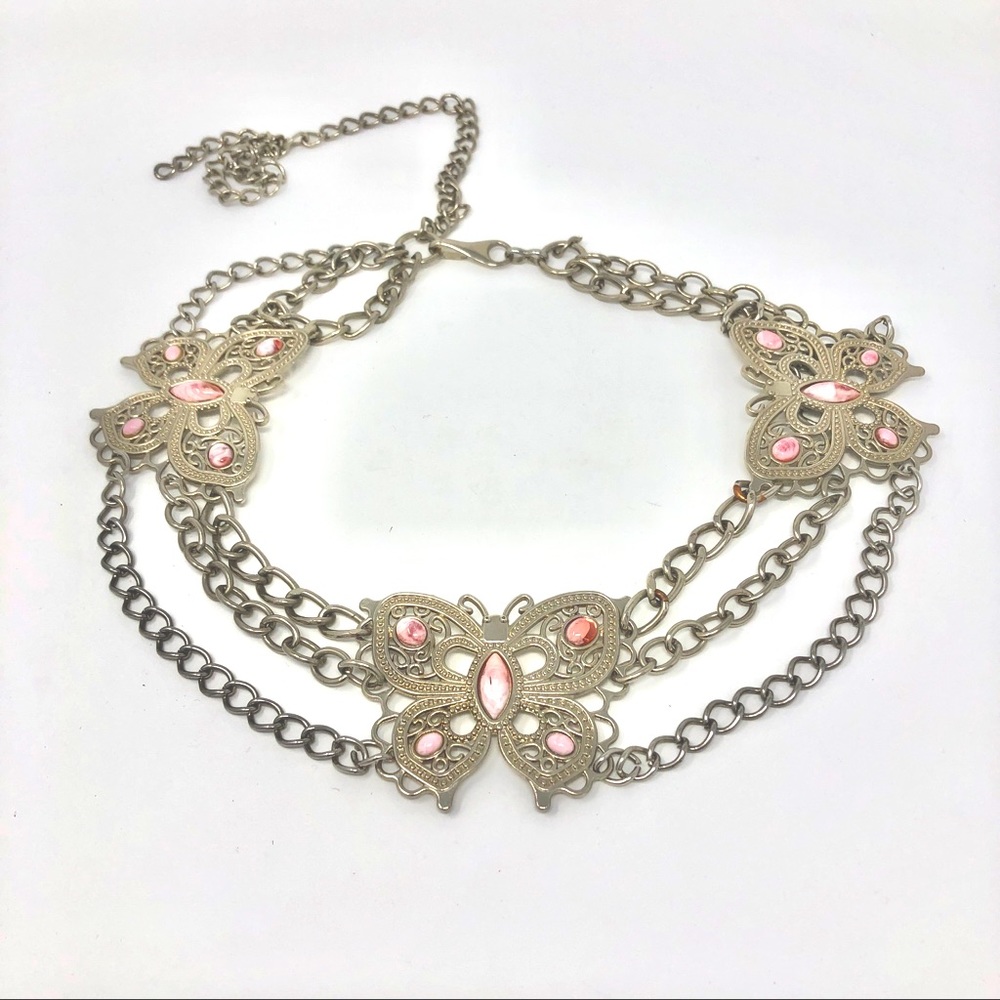VINTAGE HIP BELT - BUTTERFLY CHAIN